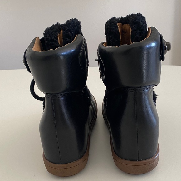 Coach Black Sherling Boots